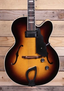 Guild X-150 Semi-Hollow Guitar Burst w/ Case "Excellent Condition" - Picture 1 of 9