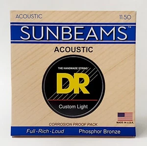 DR RCA-11 Sunbeams Akustikgitarrensaiten, Custom Light 0,011-0,050 - Bild 1 von 1