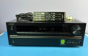 Onkyo TX-NR535 5.2ch Dolby DTS HDMI Bluetooth A/V Receiver Bundle w/OEM Remote - Picture 1 of 8