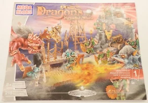 Mega Bloks 9891 Vorgan Stronghold MANUALI ISTRUZIONI #1 #2 Krystal Wars Dragons - Foto 1 di 4