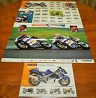 2000 Suzuki Motorcycle Motorbike Brochure HUGE Poster Chris Walker John Crawford