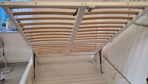 Einlegerahmen Lattenrost hochklappbar für IKEA MALM 140x200 - Bild 1 von 3