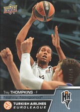 2015-16 Upper Deck Euroleague Basketball Foil #E27 Trey Thompkins 40/49