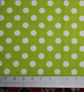 cotton quilting fabric 16" pc Riley Blake medium lime green - Picture 1 of 2