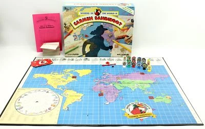 Where in the World is Carmen San Diego vintage Geography Board Game 1992  - Image 1 of 4