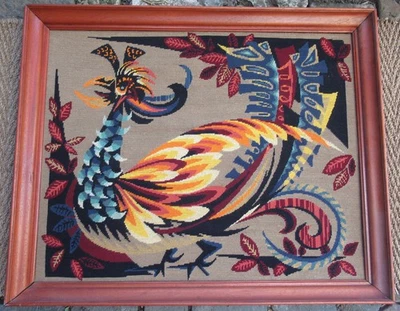 TAPISSERIE - l'oiseau d'or ROYAL PARIS jean LURCAT / PICARD LEDOUX - 79 x 63cm - Photo 1/4