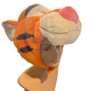 Disney Store Tigger pelzige Plüschmütze weich Einheitsgröße Winnie Puuh orange Cosplay - Bild 1 von 10