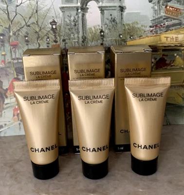 Новый CHANEL SUBLIMAGE LA CREME Ultimate крем для регенерации кожи 3x5 мл /0,17 жидкой унции - Изображение 1 из 2