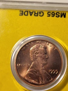 1995 Denver Lincoln Cent Doubled Die Obverse -IBE variety - Picture 1 of 5
