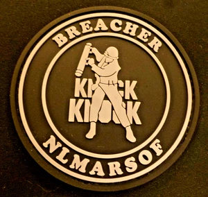 NETHERLANDS MARITIME SPECIAL FORCES BREACHER  MOE TEAM PVC HOOK BACKED PATCH. - Picture 1 of 1