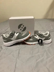 Saucony Jazz Lite 2.0 Athletic Sneakers Boys 10 Gray Leather Lace-Up Lightweight - Picture 1 of 9