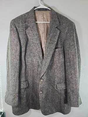 Blazer Harris Tweed Para Hombre Talla 48L Traje 100% Lana Escocesa Chaqueta Abrigo Deportivo Foto 1 de 4