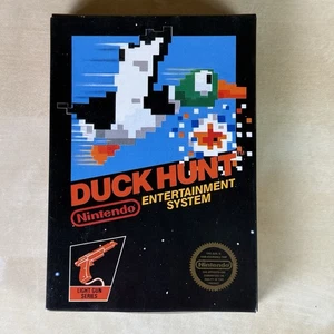Vintage Nintendo NES Duck Hunt 1985 autentico Hang Tab SOLO SCATOLA SUPER PULITA! - Foto 1 di 16