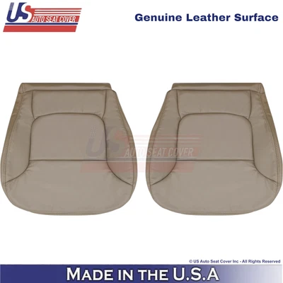 Cubiertas de repuesto de cuero genuino inferiores delanteras de roble para Toyota Tundra 2001-2004 Foto 1 de 4