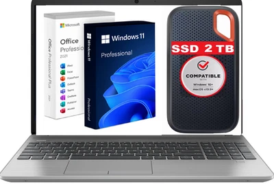 HP Gaming Notebook 15" | AMD Ryzen  5425U | 16GB RAM | 2256GB SSD | Win 11 PRO - Bild 1 von 4