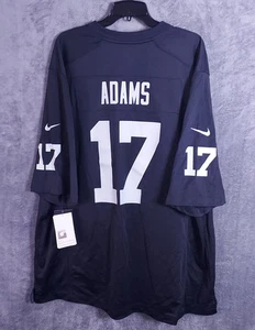 Neu mit Etikett Las Vegas Raiders Davante Adams #17 Nike ON-FIELD schwarzes Trikot Größe 2XL - Bild 1 von 13