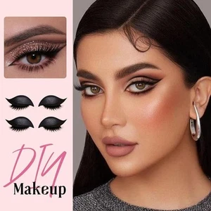 Parche de sombra de ojos perezosa para pestañas, pegatinas de maquillaje de ojos reutilizables 3 en 1 - Imagen 1 de 24