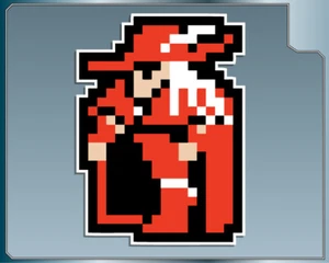 RED WIZARD from Final Fantasy Vinyl Decal #1 Red Mage Laptop Sprite Sticker - Picture 1 of 1