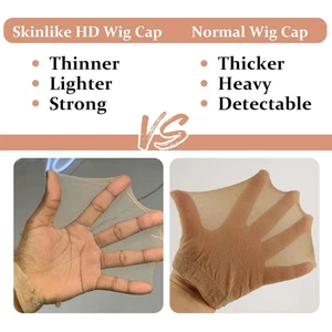 Skinlike Real HD Wig Cap for Women, 24 Pieces Ultra-Thin Invisible Brown Shee... - Picture 1 of 1