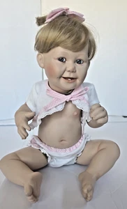 Ashton-Drake Galleries Cute as a Button Baby Doll First Issue Barely Yours COA - Picture 1 of 17