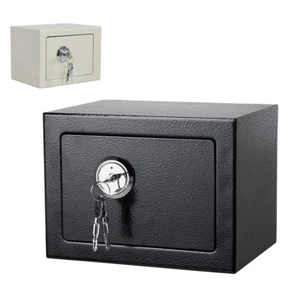 6L Steel Heavy Duty Safe Fireproof Home Security Office Money Cash Valuables Box - Picture 1 of 22