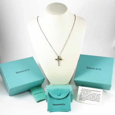 Collana Tiffany & Co Pendente in argento e oro 18 kt. Collezione Elsa Peretti® - Immagine 1 di 4