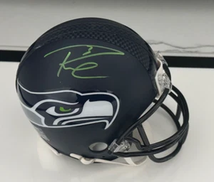 Russell Wilson Signed Seattle Seahawks Mini Helmet Auto - Players Hologram - Picture 1 of 3