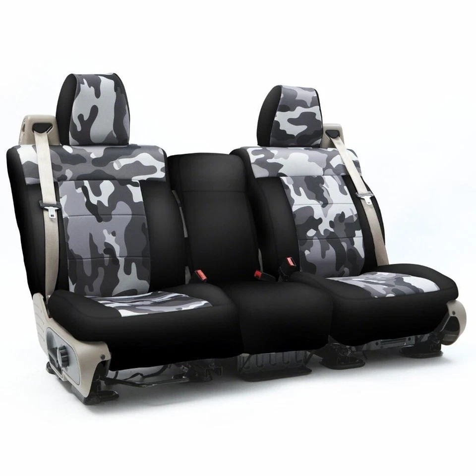 CSC2PD12-FD9807 CUSTOM 95-19 FORD F150 FRONT SEAT COVER URBAN CAMO W/BLACK - Imagem 1 de 1