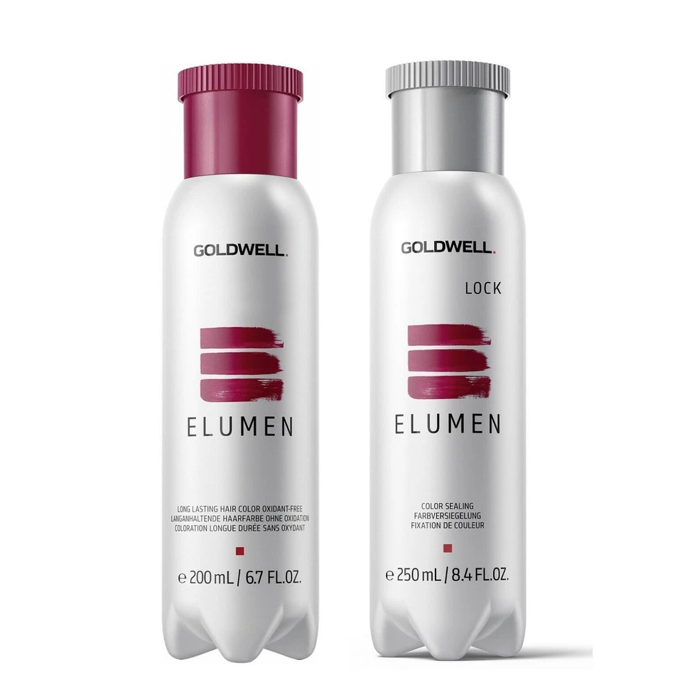 HAIRGECKO Goldwell Elumen Haarfarbe [Gy@9 Grau] 200ml + 250ml Lock