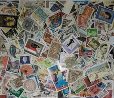 500+ Large GB and Worldwide Stamp collection off paper