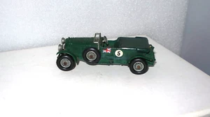 EARLY MATCHBOX YESTERYEAR Y-5 BENTLEY 1929 4½ Litre GREEN #5 LE MANS NO BOX A - Bild 1 von 6