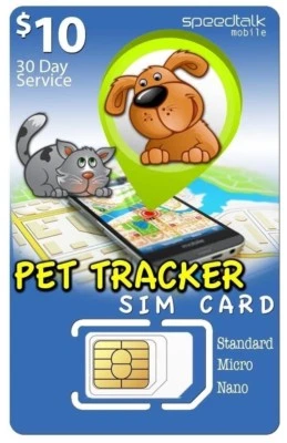 $10 SiM CARD for Pet Tracker and other Tracking Devices | 3in1 | GSM 4G LTE - Image 1 of 4