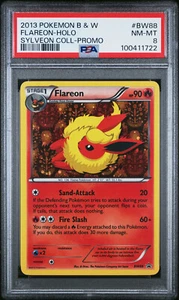 2013 Pokemon Schwarz Star Promo Flareon #BW88 Holo Folie PSA 8 NM # 100411722 - Bild 1 von 2
