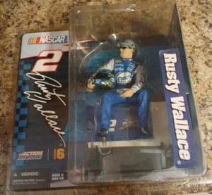 NASCAR Series 6 RUSTY WALLACE #2 Nascar Driver Figurine (2005, Action McFarlane) - Picture 1 of 6