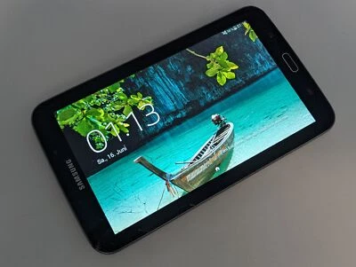 Samsung Galaxy Tab 3 8GB Schwarz WiFi 7.0 Zoll Android Tablet SM-T210 💥 - Bild 1 von 4
