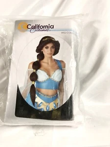 Desert Princess Wig Black Jasmine Fancy Dress Halloween Adult Costume Accessory - Picture 1 of 4