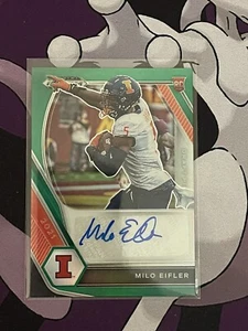 Milo Eifler DPA-MIL - Green Prizm RC Auto - Selecciones de draft Panini Prizm 2021 - Imagen 1 de 2
