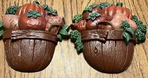 Vintage SEXTON Homco Basket Fruit Kitchen 1978 wall hangings - Picture 1 of 2