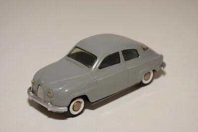 A9 1:43 TEKNO DENMARK 827 SAAB 96 GREY CLEAR WINDOWS OTTIME CONDIZIONI - Immagine 1 di 4