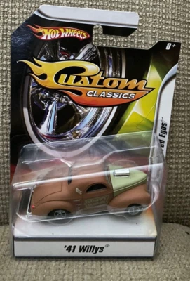 HOT WHEELS CUSTOM CLASSICS '41 WILLYS ALTERED EGOS L8778 *NEW* - Image 1 of 2