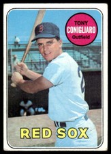 1969 Topps Tony Conigliaro #330 Boston Red Sox Baseball Card