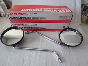 OEM YAMAHA MIRROR SET DT125 DT175 DT250 DT400 XT500 DT XT 125 175 250 400 500 - Picture 1 of 12