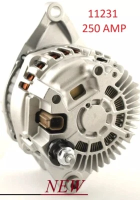 250 AMP Alternator Chrysler Sebring L4 2.4L 2360cc 144cid 2007-2008 2009 2010 - Image 1 of 2