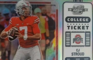 2022 Panini Chronicles Contenders Optic Draft Picks CJ Stroud 2 Silver Rookie  - Bild 1 von 4