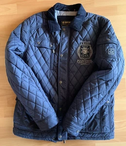 Camp David ❤️ Herren Stepp-Jacke "Black" Gr. XL Cord Stickerei Taschen Blau - Bild 1 von 16