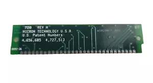 1MB Micron Technology RAM Memory MT9D19M-7 Simm 30 pin With Parity 70ns - Picture 1 of 1