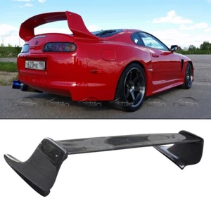 For Toyota Supra MK4 A80 J-DM 1993-1998 Carbon Fiber Rear Trunk Spoiler Wing - Picture 1 of 12