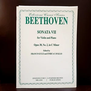 Beethoven Sonata VII in C Minor, Op. 30, No. 2 for Violin Piano Edizioni Curci - Picture 1 of 4