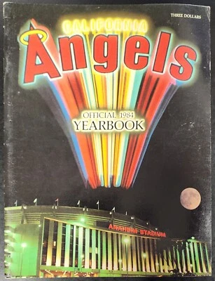 California Angels 1984 Yearbook The Big A Reggie Jackson Rod Carew Bob Grich - Image 1 of 4