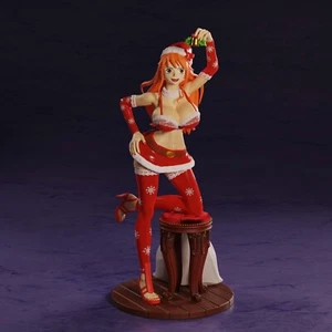 Nami Xmas | 3D Printed Figure | Painted or Model Kit | Designed by PolyBitsArt - Picture 1 of 1